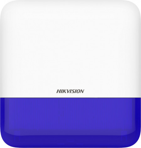 Sirena HikVision Wireless AX PRO de exterior cu led albastru 868Mhz DS-PS1-E-WE-B