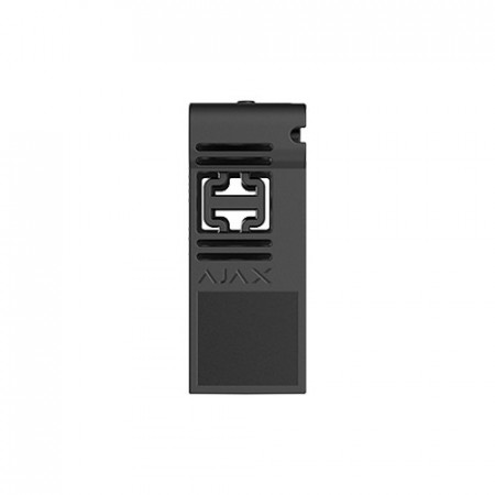 Suport fixare Ajax DIN Holder pentru relee Relay si WallSwitch, montaj pe sina DIN 35mm, material policarbonat rezistent, design compact, culoare negru, set stickere inclus, temperatura operare -25C pana la +60C - Img 3