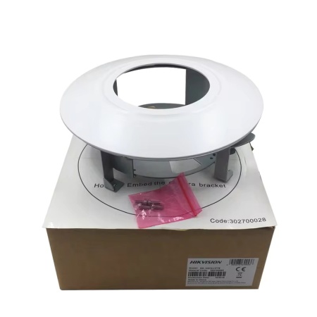 Suport montaj incastrat in tavan Hikvision DS-1227ZJ-PT6, pentru camere de tip Dome, constructie robusta din otel si plastic, finisaj Hikvision White, design minimalist, integrare perfecta in tavan fals, stabilitate sporita - Img 6
