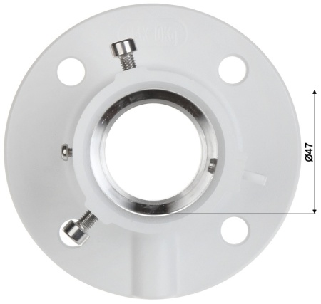 Suport montaj incastrat in tavan HikVision DS-1663ZJ pentru camere Speed Dome PTZ, material aliaj de aluminiu, culoare Hikvision White, design discret tip in-ceiling, rezistenta structurala ridicata, instalare interior - Img 5