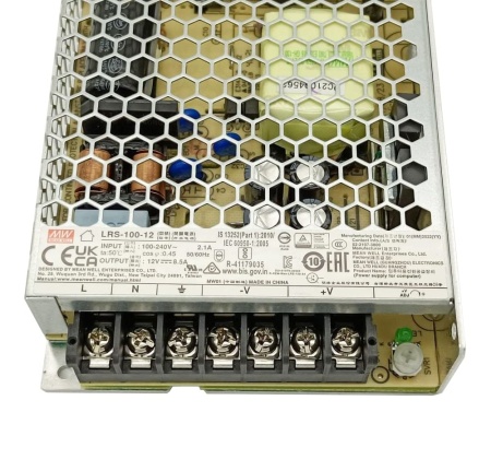 Sursa de alimentare Mean Well LRS-100-12, iesire 12V 8.5A, putere 100W, design ultra-subtire 30mm, functionare in conditii extreme de temperatura -40...+85 grade C, ideala pentru automatizari si sisteme LED profesionale - Img 6