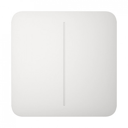 Buton individual pentru intrerupator dublu Ajax ALB SoloButton2-Gang(W)