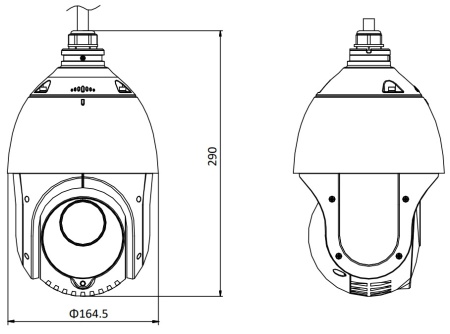 Camera IP Hikvision PTZ 4MP DS-2DE4415IW-DE(T5)(5-75mm), Quad HD, AcuSense (filtrare om/vehicul), DarkFighter, zoom optic 15X, IR 100m, captura faciala, urmarire inteligenta, protectie exterior IP66, PoE+ - Img 4