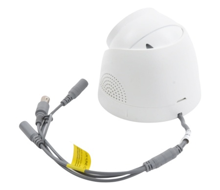 Camera supraveghere analogica Hikvision DS‑2CE72DF3T‑PIRXOS(3.6mm) 2MP Turbo‑HD ColorVu PIR cu WDR 130dB, lentila 3.6mm, iluminare alba 20m, detectie PIR corp uman, strobo si alarma audio, microfon si difuzor integrate, audio coaxial, IP67 - Img 2