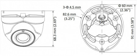 Camera Hikvision TurboHD 4.0 Ultra-Low Light 2MP DS-2CE56D8T-ITMF
