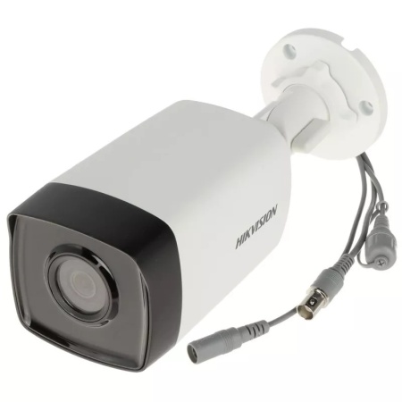 Camera supraveghere exterior Bullet 2 MP HikVision DS-2CE17D0T-IT5F(3.6mm), Turbo HD, Smart IR distanta mare 80m, tehnologie 4 in 1 (TVI/AHD/CVI/CVBS), protectie IP67, rezolutie Full HD 1080p, lentila fixa, carcasa rezistenta - Img 2