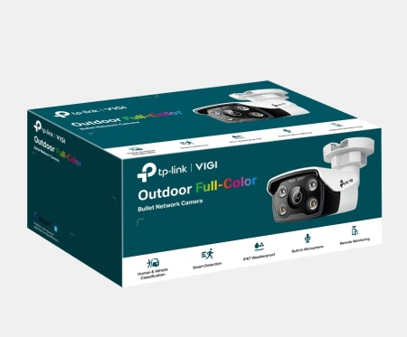 Camera supraveghere exterior VIGI C340 (2.8 mm), 4MP Super HD cu Full-Color 24 h, clasificare persoane si vehicule, detectie smart, tehnologie imbunatatire video, aparare activa si audio bidirectional, IP67 si H.265+ - Img 3
