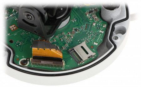 Camera supraveghere IP Dome 5 MP Dahua IPC-HDBW2531E-S-0280B-S2(2.8mm), lentila fixa, infrarosu 30m, WDR 120dB, protectie antivandal IK10, IP67, slot card SD, alimentare PoE, detectie intrusi, carcasa metalica - Img 3