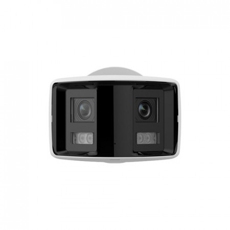 Camera supraveghere IP HikVision Bullet 4MP DS-2CD2T47G2P-LSU/SL(2.8mm)(C), Vedere panoramica 180 grade, Tehnologie ColorVu 24/7, Alarma luminoasa si audio, AcuSense Deep Learning, WDR real 130dB, Protectie IP67, Imagine 2K - Img 3