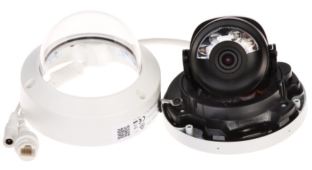 Camera supraveghere IP HikVision dome 2MP DS-2CD1123G2-LIUF(2.8mm), tehnologie Smart Hybrid Light, H.265+, microfon incorporat, protectie IP67, antivandal IK08, slot card 512GB, detectie om si vehicul, analiza video - Img 3