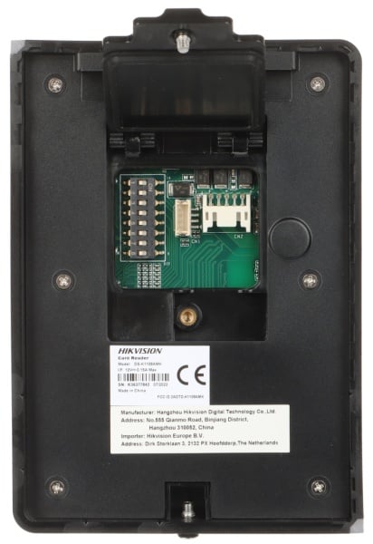 Cititor carduri si tastatura HikVision DS-K1108AMK, frecventa 13.56MHz (Mifare), protocoale RS-485, Wiegand si OSDP, functie tamper (anti-sabotaj), buzzer status, design seria Pro, montaj aparent, acces cod PIN - Img 7