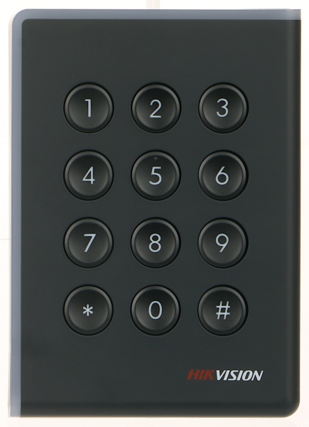 Cititor de carduri Hikvision DS-K1108AD, suporta carduri Mifare, Desfire si Felica (13.56 MHz), protocoale RS-485, Wiegand si OSDP, protectie antisabotaj (tamper), buzzer integrat, design seria Pro - Img 3