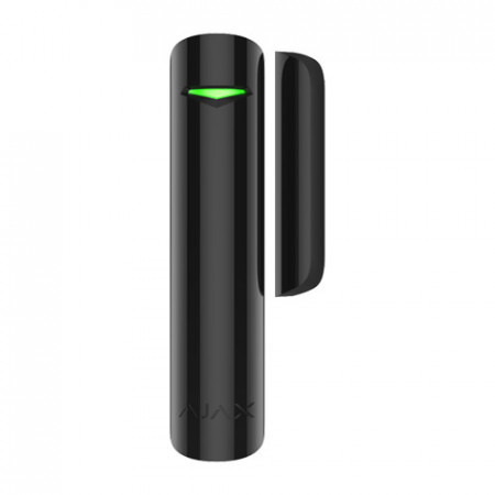 Detector magnetic wireless Ajax DoorProtect Plus Jeweller, senzor de soc si inclinare integrat, distanta 1200m, intrare senzor fir (NC), protectie anti-sabotaj, accelerometru, baterie CR123A inclusa, autonomie 5 ani - Img 2