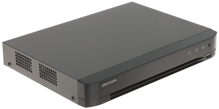 DVR 8 canale HikVision iDS-7208HUHI-M1/XT, H.265 AcuSense, suport Facial Recognition 4ch protectie perimetru avansata, AcuSearch, 16ch IP, 4K/8MP@8fps, multiple semnale HDTVI/AHD/CVI/CVBS/IP, audio bidirectional - Img 2