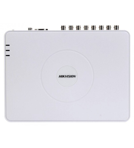 DVR AcuSense HikVision iDS-7116HQHI-M1/S(C) 16 canale 1080p, clasificare om/vehicul Motion Detection 2.0, protectie perimetru, compresie H.265 Pro+, audio prin coaxial, suporta 24 camere IP 6MP, Mini 1U, hibrid 5 semnale - Img 2