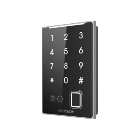 Interfon cu tastatura cod QR ,amprenta si cartela de acces Hikvision DS-K1109DKFB-QR