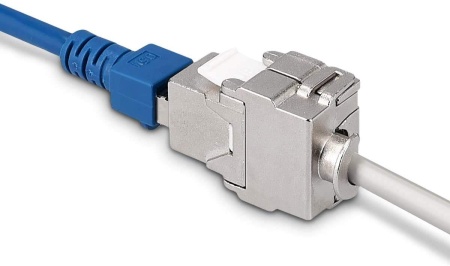 Keystone Jack DataLink MK088-KJCAT6, Cat6 ecranat (FTP), tip Krone, metalic, conector retea RJ45, montaj in patch panel sau priza de perete, standard Gigabit, transfer date de mare viteza - Img 8