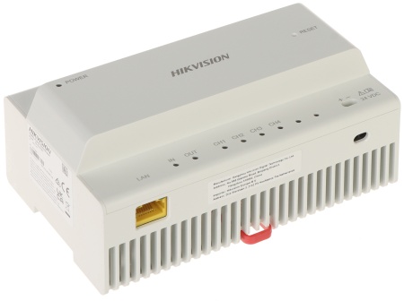 Kit videointerfon IP Hikvision DS-KIS702Y pe 2 fire pentru vila, ecran tactil 7 inch, control prin aplicatia Hik-Connect, post exterior DS-KD8003Y-IME2, distribuitor video si sursa, card TF 16GB inclus, montaj aparent - Img 6