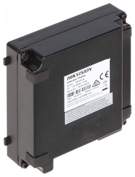 Modul indicator stare HikVision DS-KD-IN pentru post exterior modular, semnalizare vizuala apel, usa deschisa si audio bidirectional, protectie IP65, iluminare fundal, compatibil cu seria DS-KD8 - Img 3