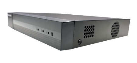 NVR 8 canale Hikvision HiWatch HWN-4108MH-8P(D), switch PoE 8 porturi integrat, rezolutie 4K Ultra HD, latime de banda 80Mbps, compresie H.265+, iesire video HDMI/VGA, suporta 1 HDD pana la 6TB, carcasa metalica 1U - Img 2
