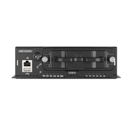 NVR auto / mobil HikVision AE‑MN5043 4‑ch PoE pentru camere IP, H.264/H.265, HDD/SSD 2×2,5", GPS, Wi-Fi/4G modul, protectie la pierdere date, pornire/oprire programabila, carcasa aluminiu fara ventilator - Img 2