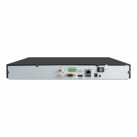 NVR HikVision 1U 32 canale DS-7632NXI-K2, Rezolutie 4K, Tehnologie AcuSense Deep Learning, Latime banda 256 Mbps, Compresie H.265+, Suporta 2 HDD SATA, Iesire HDMI 4K, Decodare pana la 12MP, Protectie perimetrala - Img 2