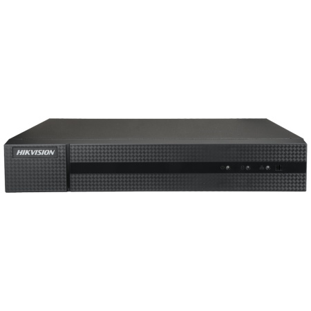 NVR HikVision HiWatch AcuSense 16 canale HWN-5216MH-16P(D), rezolutie 4K/12MP, 16 porturi PoE, H.265+, latime banda 160Mbps, 2 sloturi HDD, protectie perimetru, filtrare alarme false, Plug &amp; Play - Img 2