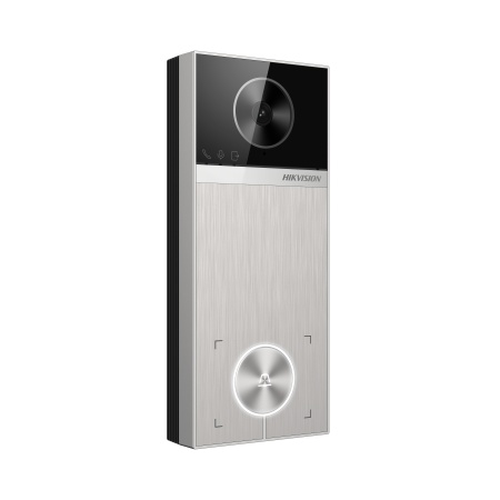 Post exterior videointerfon IP HikVision DS‑KV6114‑MWBE1 4 MP 2688×1520 @ TCP/IP, camera cu unghi 150° &amp; IR până la 3 m, Wi‑Fi6 &amp; Bluetooth, card M1, două relee yala, audio bidirecțional, IP65, Hik‑Connect - Img 3