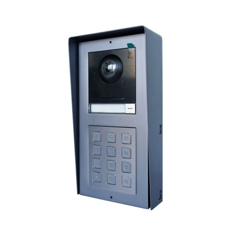 Protectie ploaie HikVision DS-KABD8003-RS2, montaj aplicat pentru 2 module videointerfon, compatibil DS-KD8003-IME1 si DS-KD8003-IME2, material otel SECC, design rezistent, protectie intemperii, finisaj profesional - Img 3