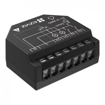 Releu Ezviz inteligent pentru aplicatii Smart Home 2 canale 250Vc.a max. 16A CS-T36-R100-WM - Img 2
