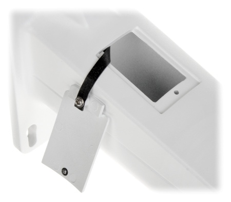 Suport de colt HikVision DS-1602ZJ-BOX pentru camere supraveghere, material aliaj de aluminiu si otel, cutie de jonctiune integrata pentru cabluri, culoare alb Hikvision, montaj robust pe colt exterior - Img 3