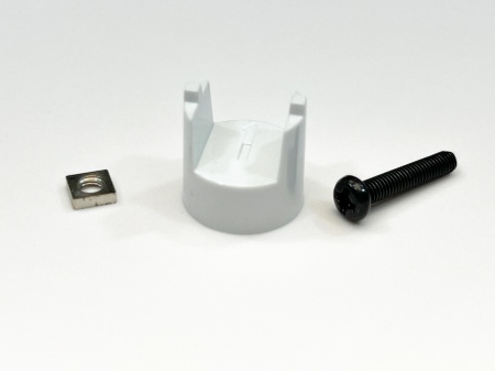 Suport montaj detector Hikvision DS-PDB-IN-Ceilingbracket, prindere pe tavan pentru senzori de interior, design anti-rasucire, permite cablare ascunsa, protectie back tamper, material rezistent, alb - Img 7