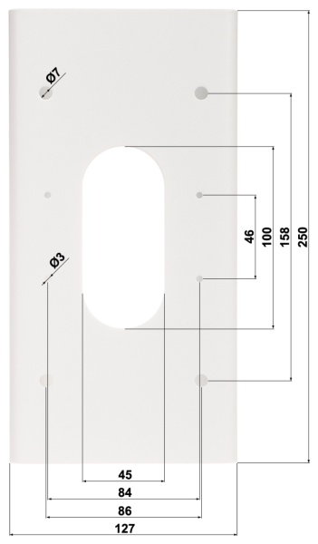 Suport stalp vertical HikVision DS-1475ZJ-SUS, montaj camere Bullet si Dome, material otel inoxidabil, culoare Hikvision White, design robust pentru exterior, compatibilitate universala accesorii, prindere sigura - Img 2