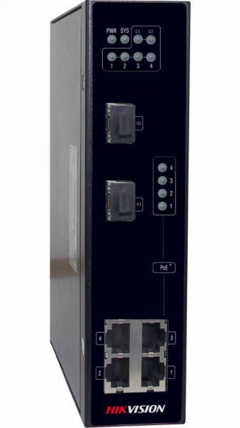 Switch HikVision industrial 4 porturi PoE fara management DS-3T0306P