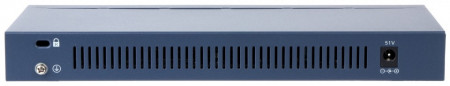 Switch PoE unmanaged HikVision DS-3E0109P-E, 8 porturi Fast Ethernet PoE, 1 port Uplink, transmisie pana la 300m, functia VIP port, protectie supratensiune 6KV, Intelligent PoE Management, carcasa metalica - Img 4