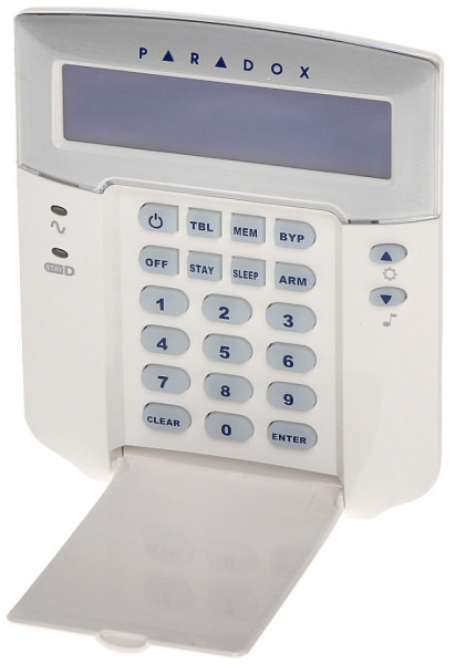 Tastatura cablata LCD Paradox cu 32 de zone K32LCD