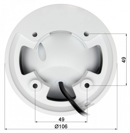 Camera Dahua HD-CVI Dome 4MP DH-HAC-HDW1400EM-A - Img 4