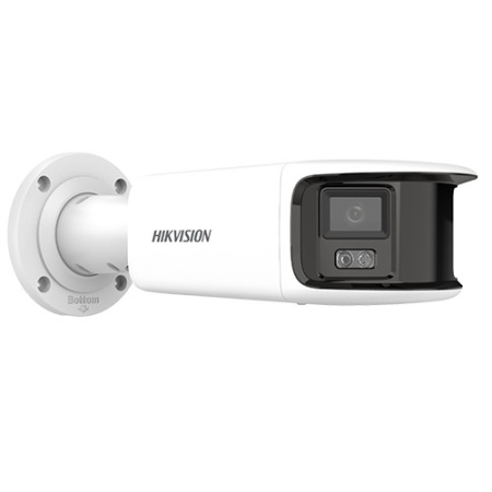 Camera HikVision IP 4K Panoramic View 180 lumina alba 30 m cu microfon DS-2CD2T87G2P-LSU/SL(C) - Img 2