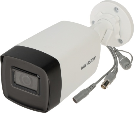Camera supraveghere analogica HikVision bullet 5MP DS-2CE17H0T-IT3F(3.6mm)(C) rezolutie 2560x1944, EXIR 2.0 Smart IR pana la 40m, protectie intemperii IP67, 4 in 1 semnal TVI/AHD/CVI/CVBS, lentila fixa, carcasa rezistenta - Img 3