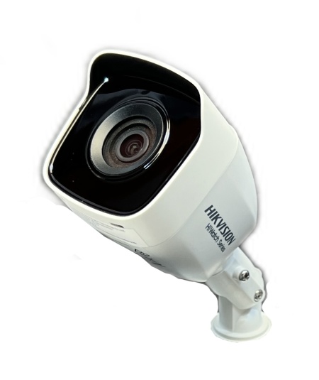 Camera supraveghere analogica HikVision HiWatch mini bullet 2MP HWT-B120-M(2.8mm), rezolutie Full HD 1080p, Smart IR 20m, 4 in 1 TVI/AHD/CVI/CVBS, protectie IP66, lentila fixa, senzor CMOS, carcasa metalica, design compact (RESIGILAT) - Img 2