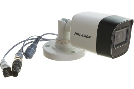 Camera supraveghere analogica HikVision Mini Bullet 5MP DS-2CE16H8T-ITF(2.8mm), Ultra Low Light 0.003 lux, tehnologie True WDR 130dB, IR 30m EXIR 2.0, 4 in 1 TVI/AHD/CVI/CVBS, protectie IP67, 3D DNR, carcasa metalica - Img 4