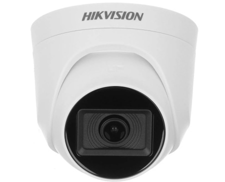 Camera supraveghere analogica HikVision turret 2MP DS-2CE76D0T-ITMFS(2.8mm), microfon incorporat, Audio over Coaxial, EXIR 2.0 IR 30m, 4 in 1 TVI/AHD/CVI/CVBS, protectie IP67, lentila fixa, tehnologie audio integrata - Img 4