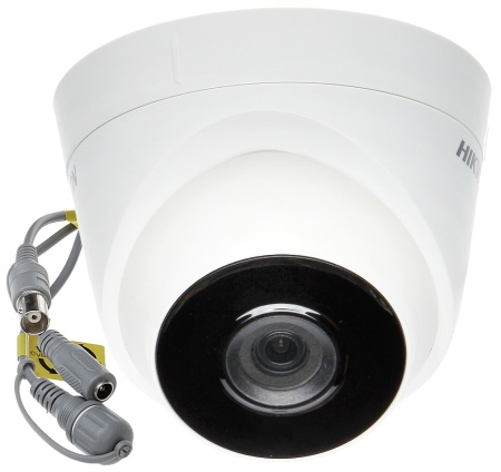 Camera supraveghere analogica Turret 2 MP HikVision DS-2CE56D0T-IT3F(2.8mm)(C), rezolutie Full HD, tehnologie EXIR 2.0, infrarosu 40m, protectie IP67, 4 in 1 (TVI/AHD/CVI/CVBS), lentila fixa, carcasa metal si plastic - Img 3