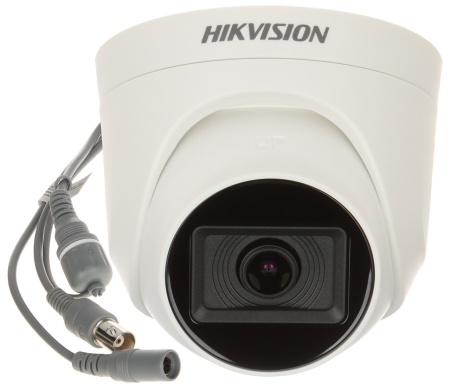 Camera supraveghere HikVision Turret 2MP Full HD DS-2CE76D0T-ITPFS(2.8mm), microfon integrat, audio over coaxial, lentila fixa 2.8mm, infrarosu EXIR 2.0 pana la 20m, semnal 4 in 1 TVI/AHD/CVI/CVBS, utilizare interior, Smart IR - Img 5