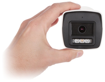 Camera supraveghere IP HikVision bullet 2MP DS-2CD1027G2H-LIU(4mm), tehnologie Smart Hybrid Light, ColorVu, H.265+, microfon incorporat, protectie IP67, slot card 512GB, detectie om si vehicul, analiza video - Img 2