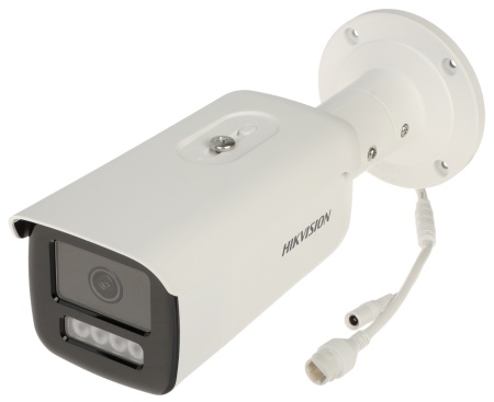 Camera supraveghere IP HikVision Bullet 8MP DS-2CD2T86G2H-4I(2.8mm), DarkFighter, AcuSense (clasificare om/vehicul), IR pana la 80m, 120 dB WDR, protectie IP67, H.265+, slot card 512GB, analiza video inteligenta, carcasa metalica, 4K - Img 3