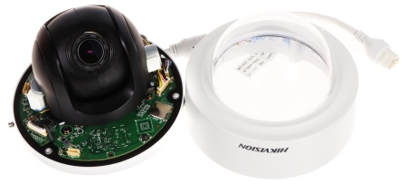 Camera supraveghere IP HikVision Mini PT Dome 4MP DS-2DE3404W-DE(T5), Zoom optic 4x, Tehnologie WDR 120dB, Protectie IP66, Control Pan si Tilt, Lentila varifocala 2.8-12mm, Alimentare PoE, Compresie video H.265+ - Img 2