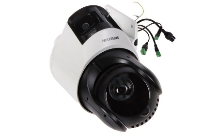 Camera supraveghere IP HikVision PTZ Speed Dome 6MP+4MP DS-2SE4C425MWG-E/26(F0)(2.8mm, 4.8-120mm), ColorVu Panoramic, AcuSense, zoom optic 25x, DarkFighter, IR 100m si lumina alba 30m, protectie IP66, alimentare PoE+ / 12V DC - Img 4