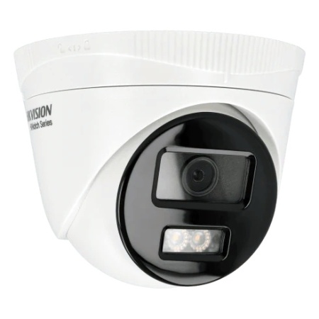 Camera supraveghere IP HikVision turret 4MP HWI-T249HA(2.8mm), HiWatch ColorVu, imagini color 24/7, detectie om/vehicul MD 2.0, H.265+, lumina alba 30m, WDR, protectie IP67, microfon integrat - Img 3