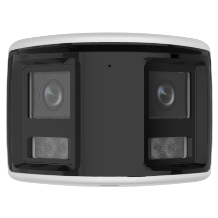 Camera supraveghere IP HikVision turret 6MP DS-2CD1T67G2HP-LIUF/SL(2.8mm), Color 24/7, Person &amp; Vehicle Detection, Smart Hybrid Light, 180° FOV, two-way audio, active strobe alarm, H.265+, SD până la 512GB, IP67 - Img 2